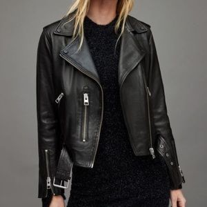 All Saints Balfern leather jacket